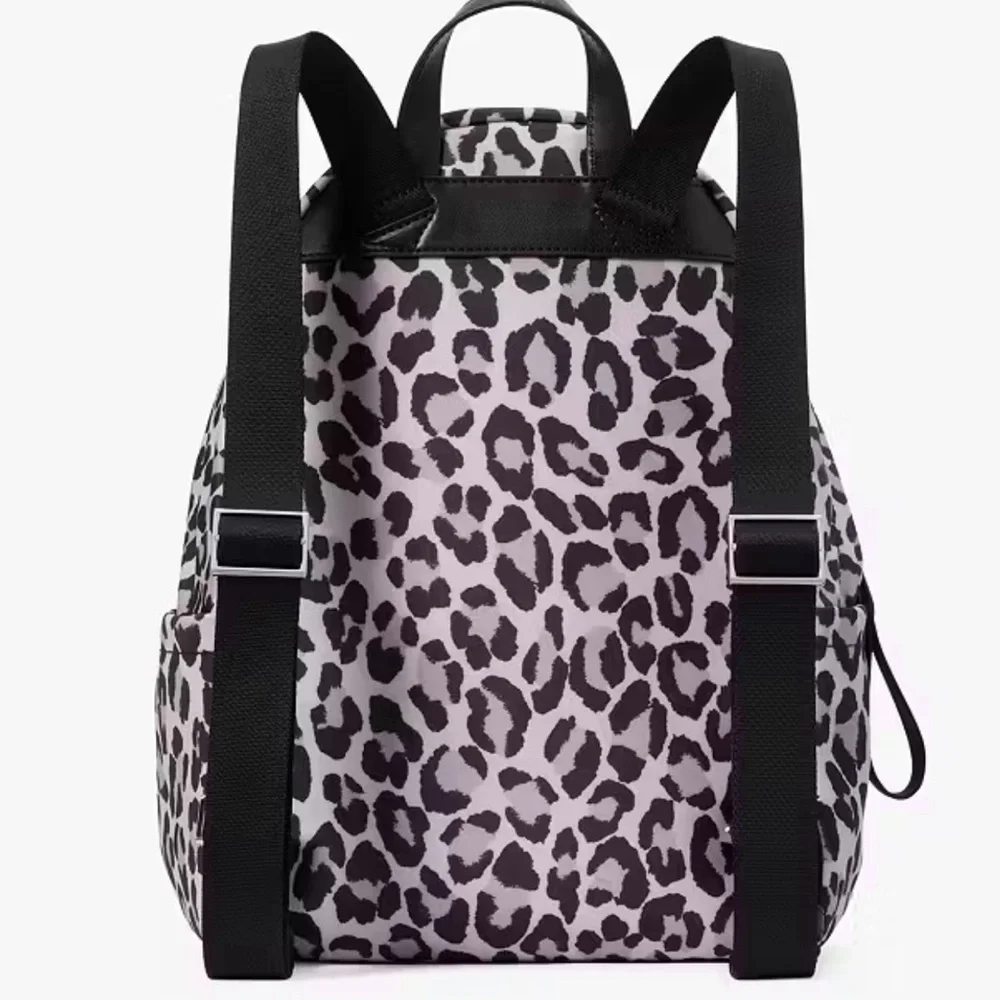Kate Spade Chelsea Spotted Leopard Medium Backpack Violet Mist NWT